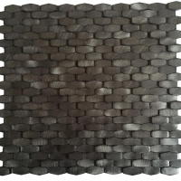 Мозаика Dune 188766 Halley Gunmetal 28.4*30 серая металлическая