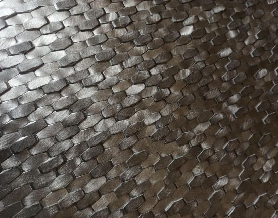Мозаика Dune 188766 Halley Gunmetal 28.4*30 серая металлическая