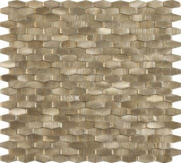 Мозаика Dune Halley Gold 28.4*30 золотая металлическая