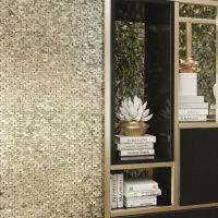 Мозаика Dune Halley Gold 28.4*30 золотая металлическая