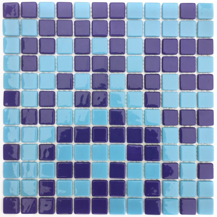 Мозаика стеклянная АкваМо Limited Edition 54 на сетке