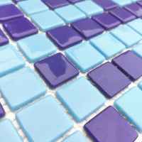 Мозаика стеклянная АкваМо Limited Edition 54 на сетке