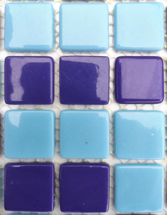 Мозаика стеклянная АкваМо Limited Edition 54 на сетке