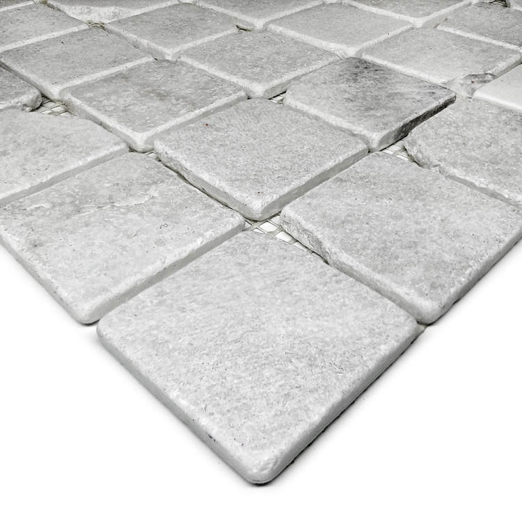 Мозаїка з мармуру Матова МКР-3СВА (47x47) White Mix