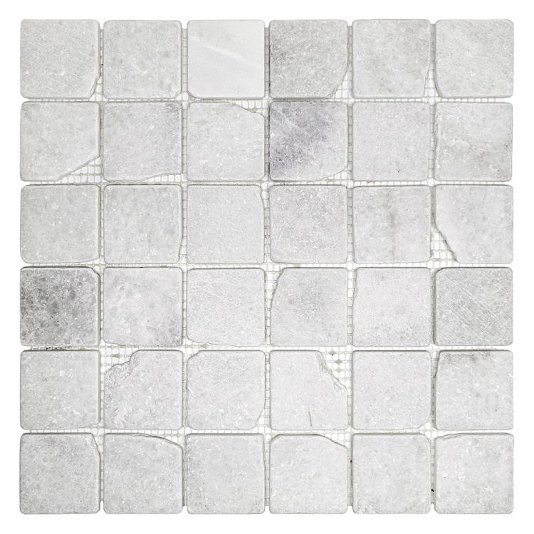 Мозаїка з мармуру Матова МКР-3СВА (47x47) White Mix