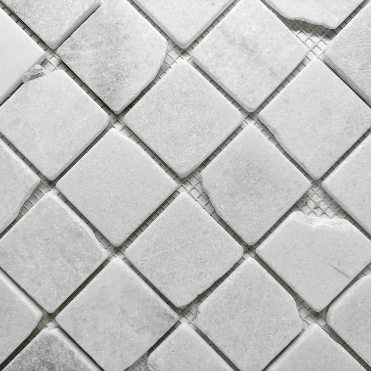 Мозаїка з мармуру Матова МКР-3СВА (47x47) White Mix