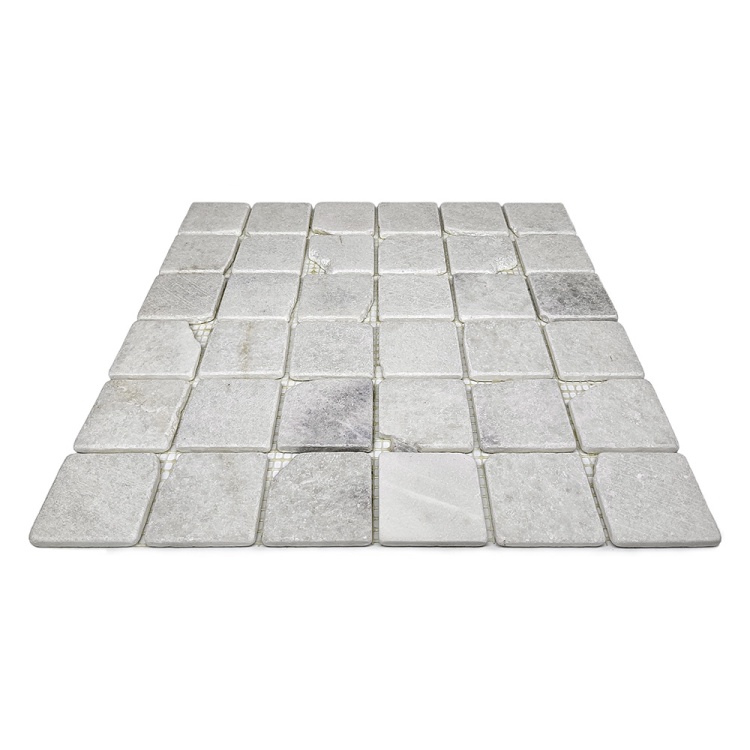 Мозаїка з мармуру Матова МКР-3СВА (47x47) White Mix
