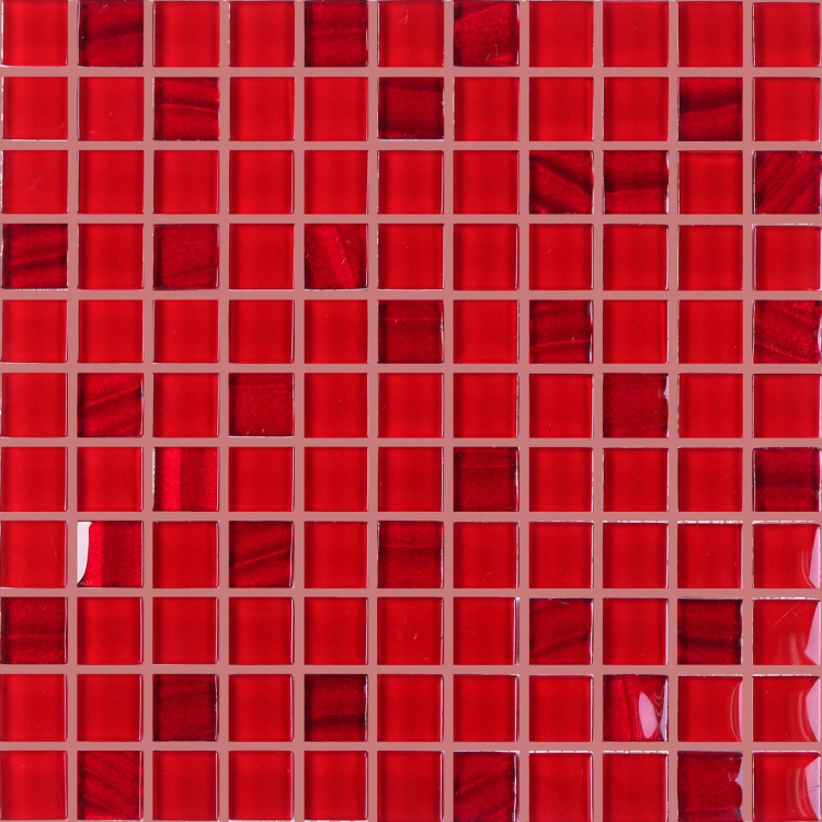 Мозаїка керамічна Kotto Ceramica GM 8016 C2 Red Silver S6/Cherry/300 х 300 х 8 ( 25 х 25 )