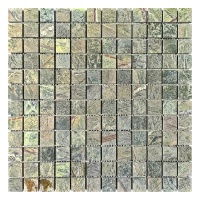 Мозаика из мрамора Матовая МКР-2СН (23x23) Bidasar Green