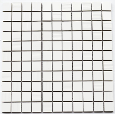 Мозаика керамическая Kotto Ceramica СМ 3002  С2 white/white str.  300 х 300 х 9   ( 25 х 25 )