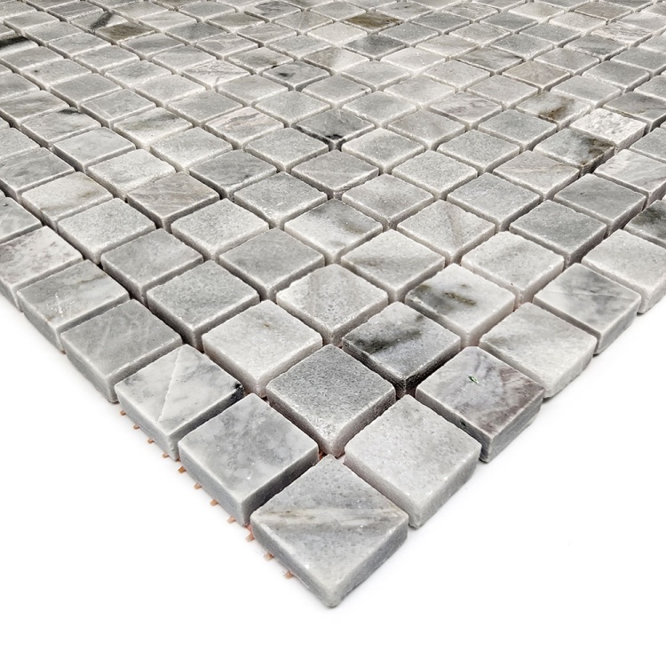 Мозаїка з мармуру Полірована МКР-4П (15x15) Grey Mix