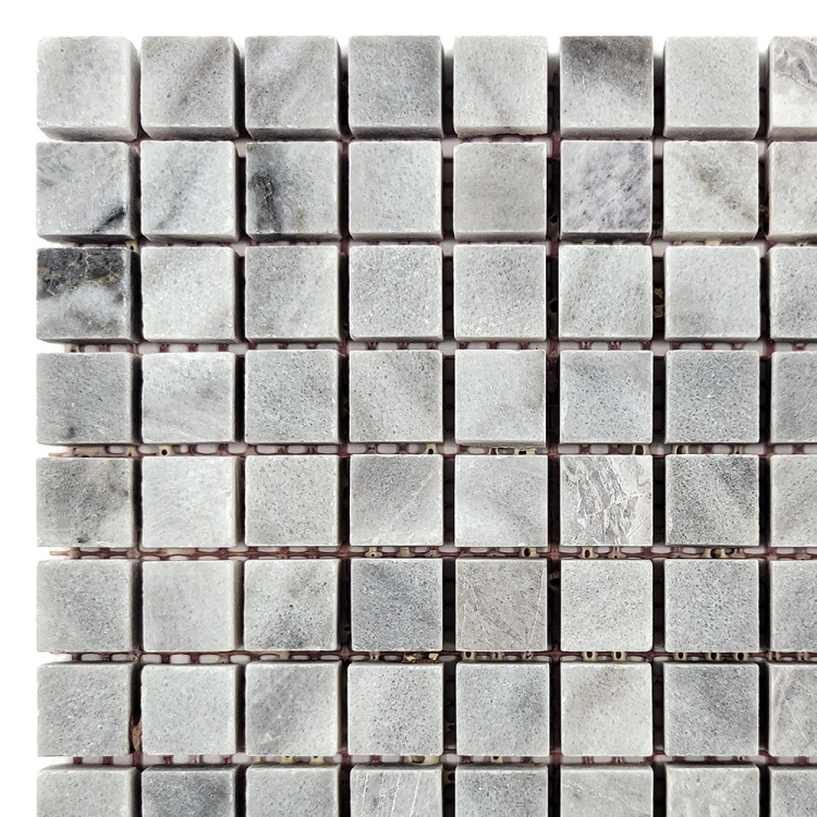Мозаїка з мармуру Полірована МКР-4П (15x15) Grey Mix