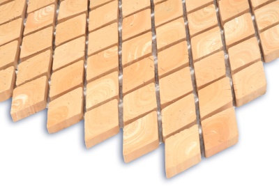 Мозаика из керамогранита Kotto Ceramica MI7 30500311C Dorato  300 x 300 х 10  ( ромб 30 x 50 )