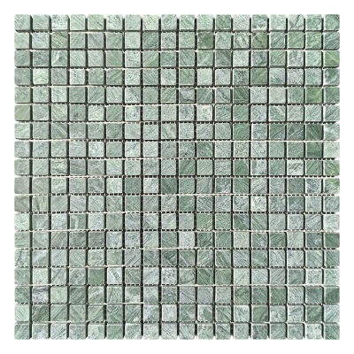 Мозаика из мрамора Матовая МКР-4СВ (15x15) Verde Guatemala