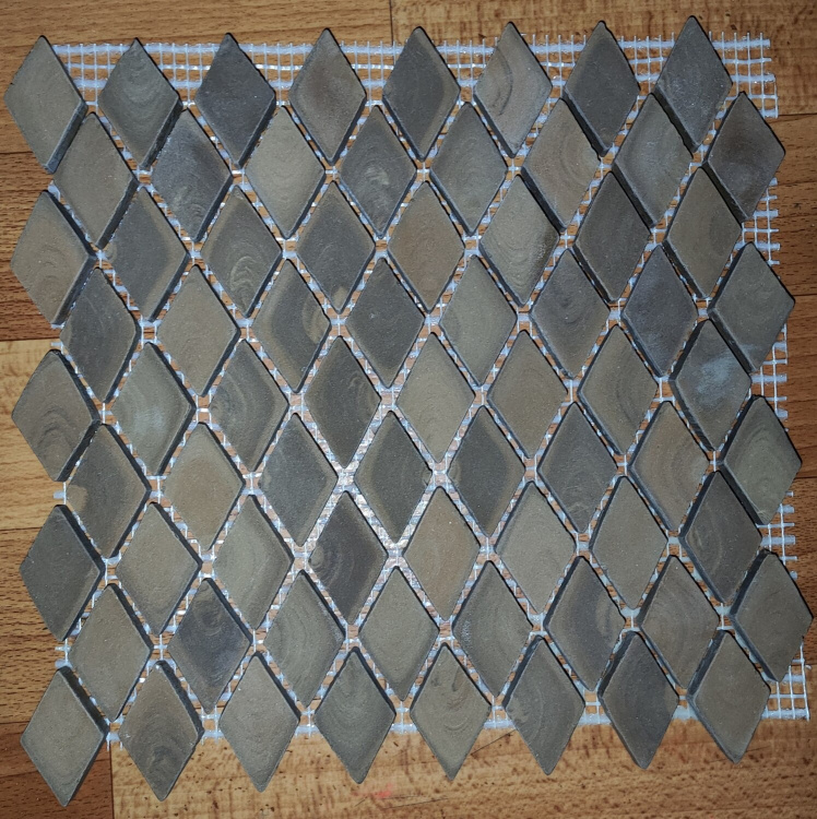 Мозаика из керамогранита Kotto Ceramica MI7 30500314C Bucchero   300 x 300 х 10  ( ромб 30 x 50 )