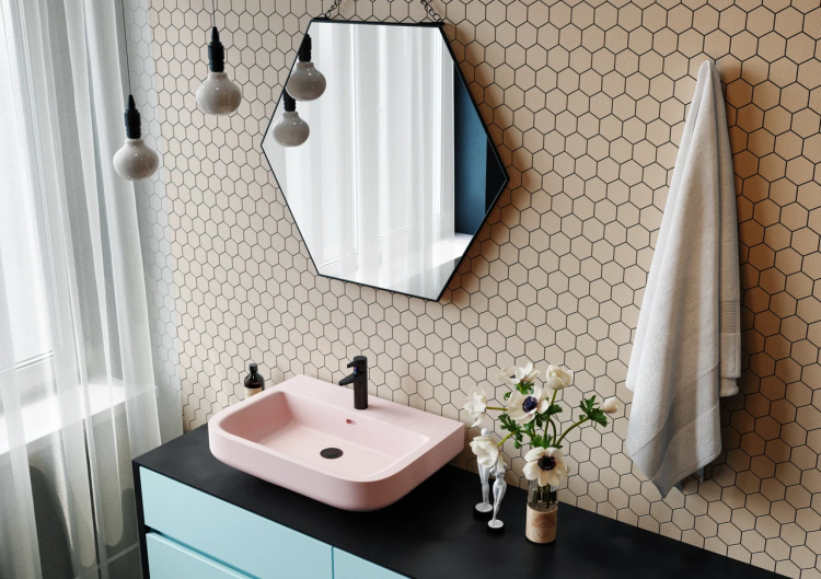 Мозаика керамическая Kotto Ceramica HEXAGON H 6018 Biege Smoke  295 х 295 х 9
