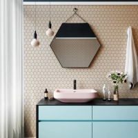 Мозаика керамическая Kotto Ceramica HEXAGON H 6018 Biege Smoke  295 х 295 х 9