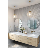Мозаика керамическая Kotto Ceramica HEXAGON H 6019 Silver  295 х 295 х 9
