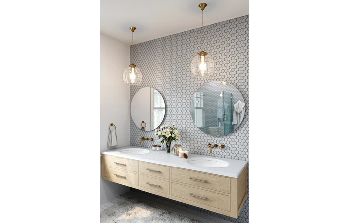 Мозаика керамическая Kotto Ceramica HEXAGON H 6019 Silver  295 х 295 х 9