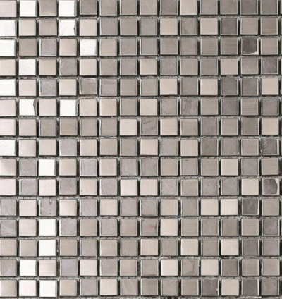 Мозаїка Dune 185647 Metalic Silver 30.1*30.1 срібляста