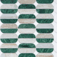 Мозаика мраморная CL-MOS CCLAYRK25004 Mozaico de Lux