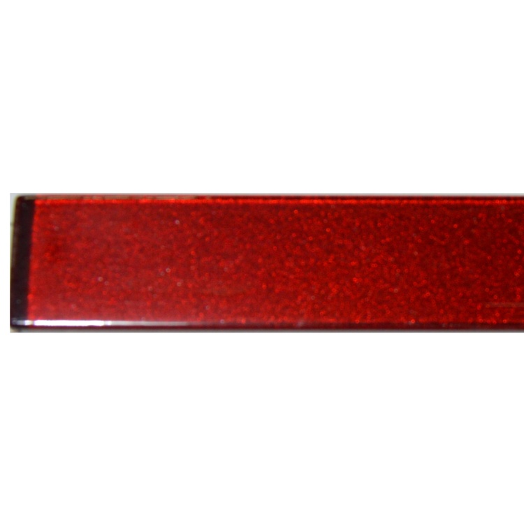 Фриз скляний Kotto Ceramica GF 501503 red silver 15 х 500 х 8