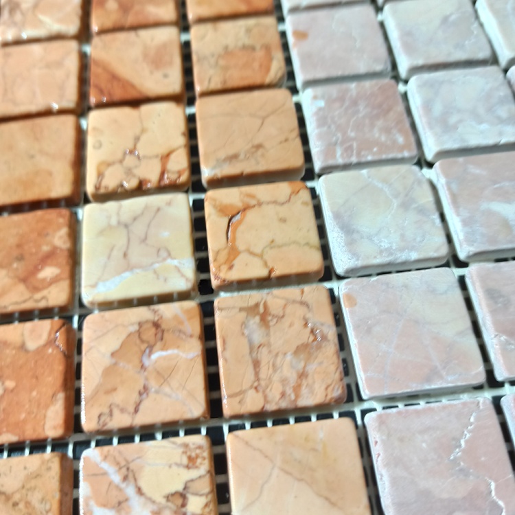 Мозаика из мрамора Матовая МКР-2СВ (23x23) Terracotta Mix