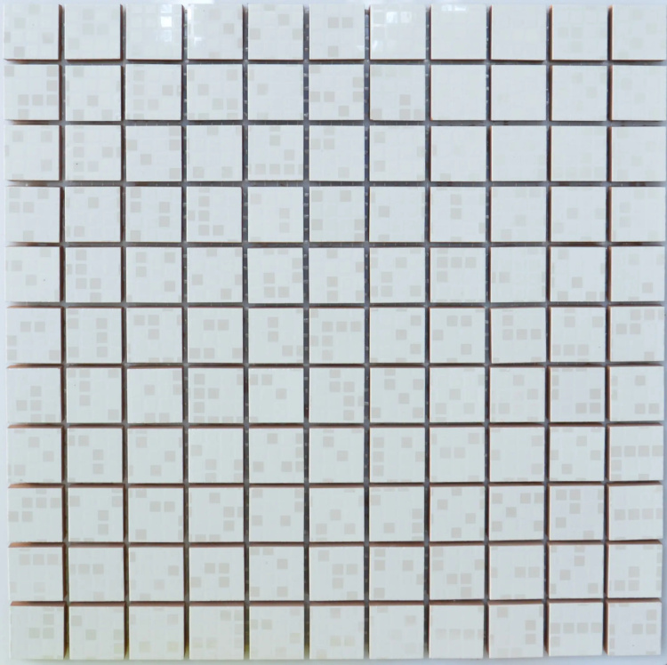 Мозаика декоративная Kotto Ceramica СМ 3038 С Pixel White  300 х 300 х 8   ( 25 х 25 )
