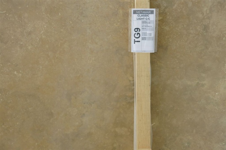 Travertine Classic Filled CC, Сляб травертину (сляб) 30мм