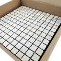 Стеклянная мозаика PL25305 SUPER WHITE