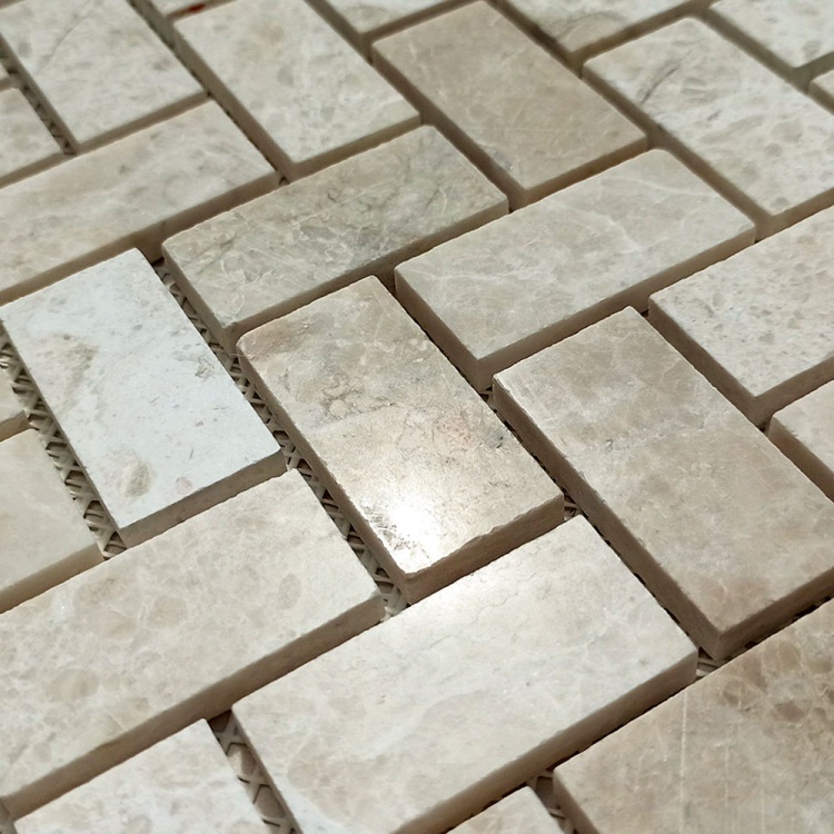 Мозаїка з мармуру Полірована МКР-5П (47x23) Victoria Beige MB