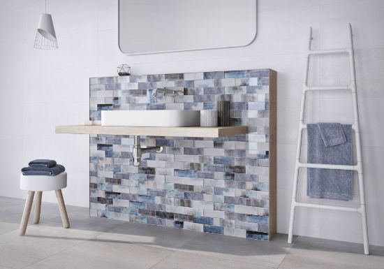 Мозаика Dune 187709 Sublime Blue 29.8*29.8 синяя голубя