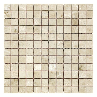 Мозаика из мрамора Полированная МКР-2П (23x23) Victoria Beige MB