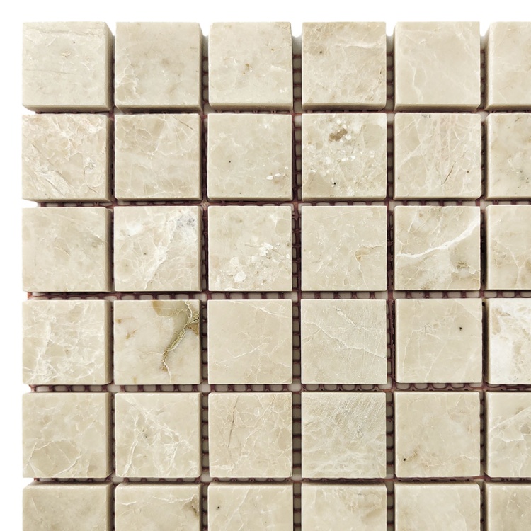 Мозаика из мрамора Полированная МКР-2П (23x23) Victoria Beige MB