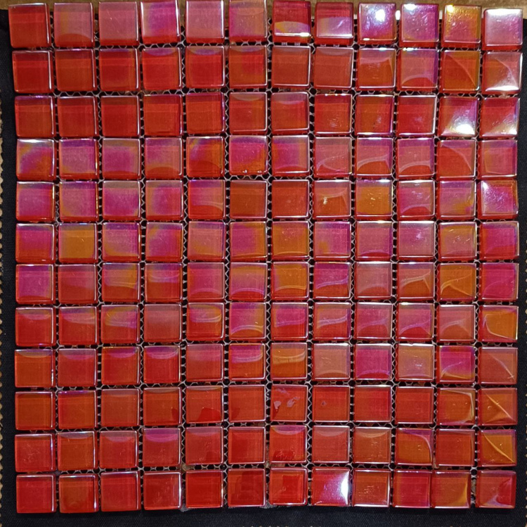 Мозаика Dune Vitra Mosaico Iris Rojo 30*30 красная
