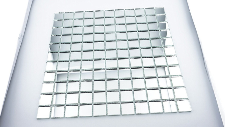 Мозаика зеркальная DecorStoneHub Zs-1inch-Z серебристая 304х304 мм дюймовая для стен ванной комнаты