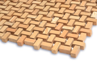 Мозаика из керамогранита Kotto Ceramica MI7 10200411C Dorato  300 x 300 х 10 ( прямоугольник 10 x 20 )