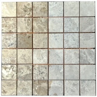 Мозаика из мрамора Матовая МКР-3СН (47x47) Emperador Light G
