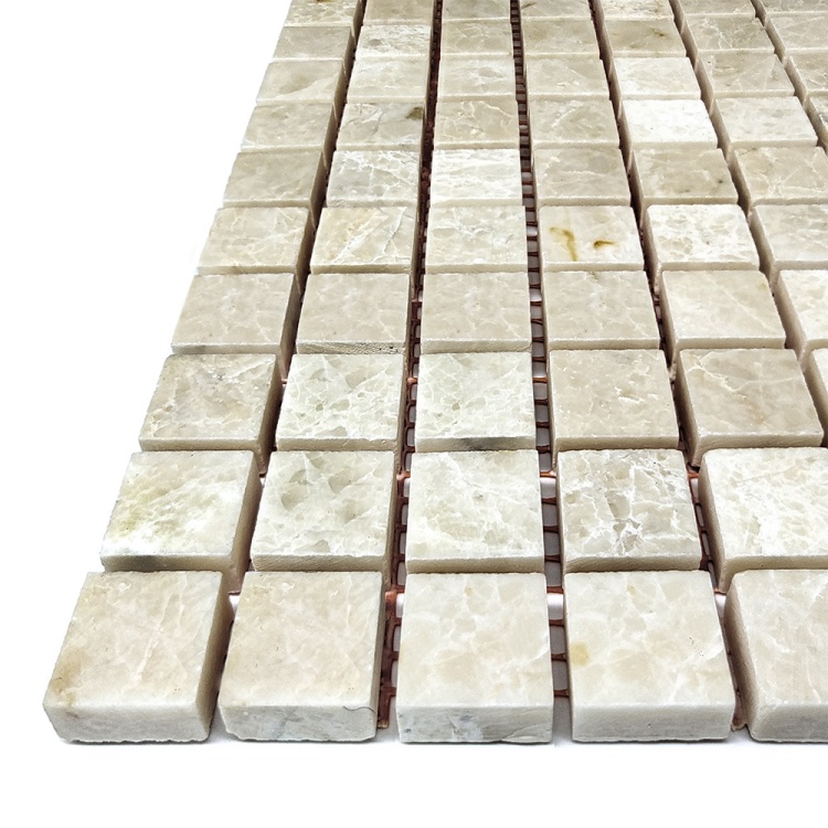 Мозаика из мрамора Полированная МКР-4П (15x15) Victoria Beige MB