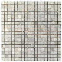 Мозаїка з мармуру Матова МКР-4СН (15x15) Emperador Light G