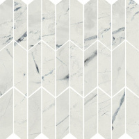 Мозаика Dune 188715 Light Calacatta Duo 27*28 белая матовая керамогранит
