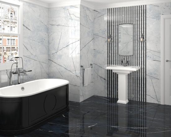 Мозаика Dune 188715 Light Calacatta Duo 27*28 белая матовая керамогранит