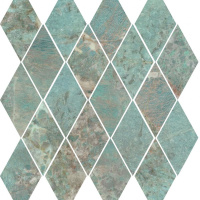 Мозаика Dune 188716 Amazonite Diamonds 23*25 зеленая керамогранит