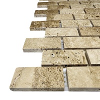 Мозаика из травертина Полированная МКР-11П (47x23) Travertine Classic