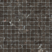 Мозаика из мрамора D-CORE ZM-8813M Marron Emperador 20x20x4 (305x305) мм глянцевая на сетке