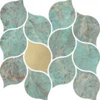 Мозаика Dune Amazonite Leaves 27*24.5 зеленая