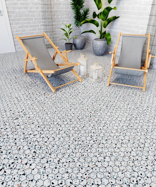 Мозаика керамическая Kotto Ceramica HEXAGON HP 6009  295 х 295 х 9