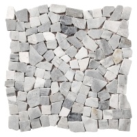 Мозаика из мрамора Матовая МКР-ХСВ (хаотичная) White Mix