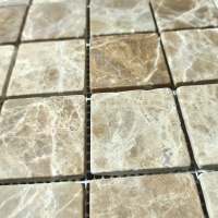 Мозаика из мрамора Матовая МКР-3СВ (47x47) Emperador Light D