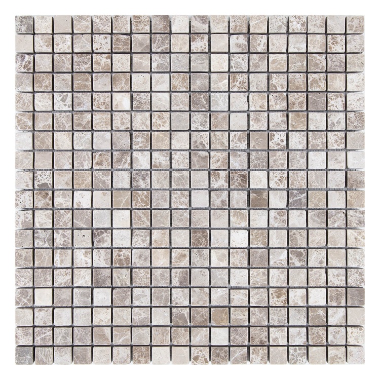 Мозаика Mozaico de Lux Stone C-MOS Emperador Light Tumbled